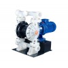 河南边锋第三代电动隔膜泵DBY3-50/65SFFF塑料PP