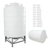 供应重庆锥形底桶-锥形桶-锥底桶吨桶-可配不锈钢支架或铁支架