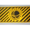 供应电线杆黑黄斜纹反光膜 铝基警示贴